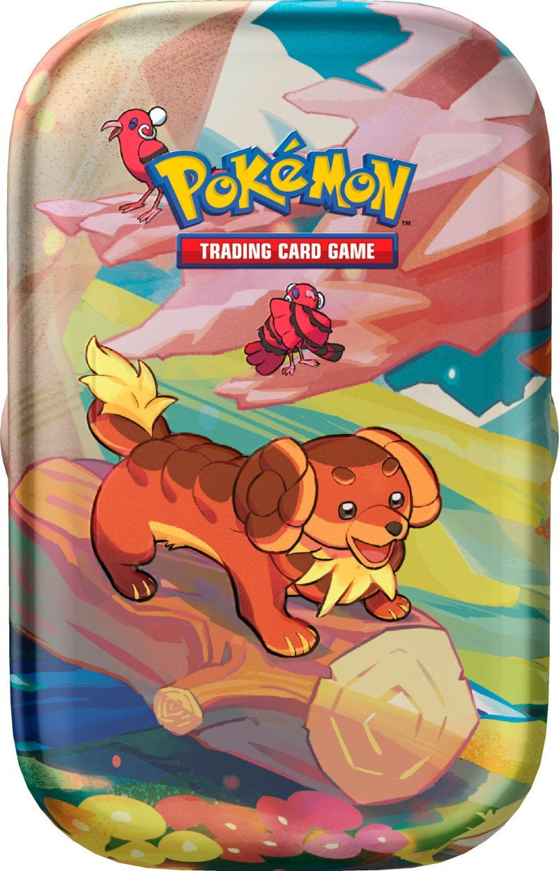 Pokemon Scarlet & Violet: Vibrant Paldea TCG Mini Single Tin - Dachsbun & Oricorio