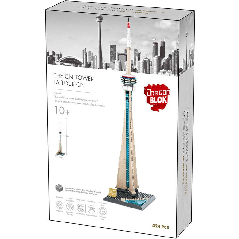 Dragon Blok The CN Tower (424 Pieces) [Import Dragon]