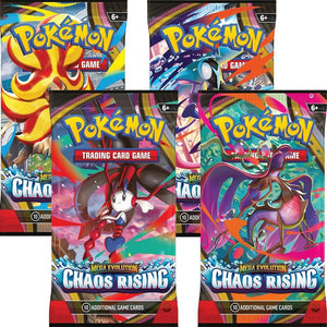 Pokemon Mega Evolution ME04: Chaos Rising Booster Pack (1 Random Boost – A  & C Games
