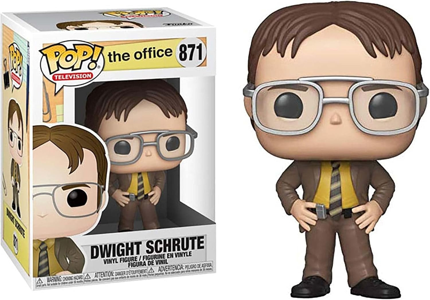 Funko POP! Television: The Office - Dwight Schrute #871 Vinyl Figure (Pre-owned, Box Wear)