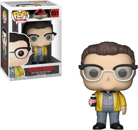 Funko POP! Movies: Jurassic Park 25th Anniversary - Dennis Hedry #551 Vinyl FIgure (Pre-owned)