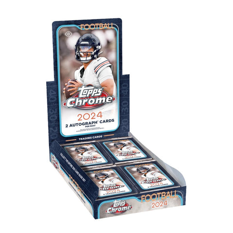 2024 Topps Chrome Football Hobby Box