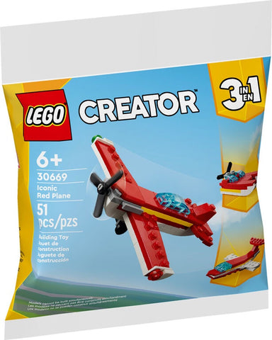 LEGO® Creator Iconic Red Plane 30669 (51 Pieces)