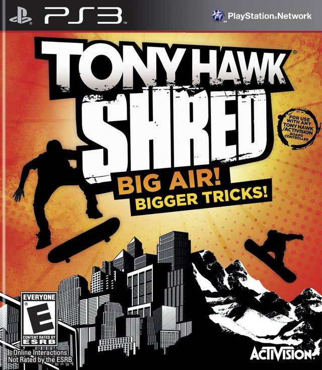 Tony Hawk: Shred - PS3 (Pre-owned)