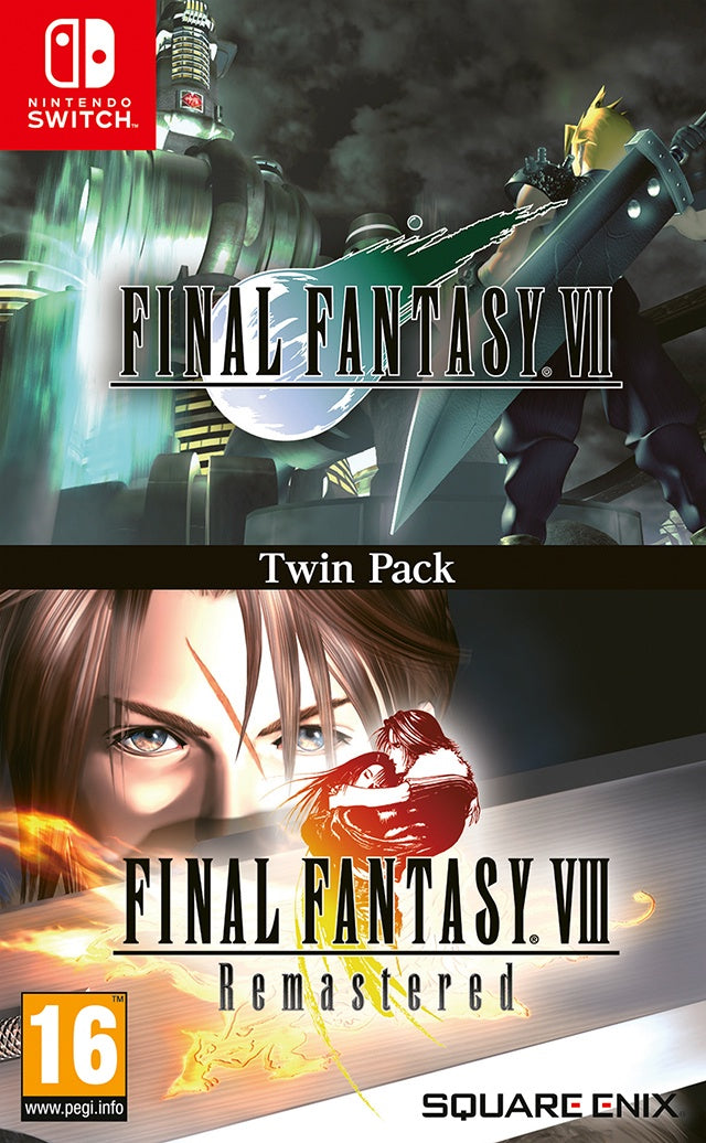 Final Fantasy VII & VIII REMASTERED TWIN PACK (PAL Import) - Switch (Pre-Owned)