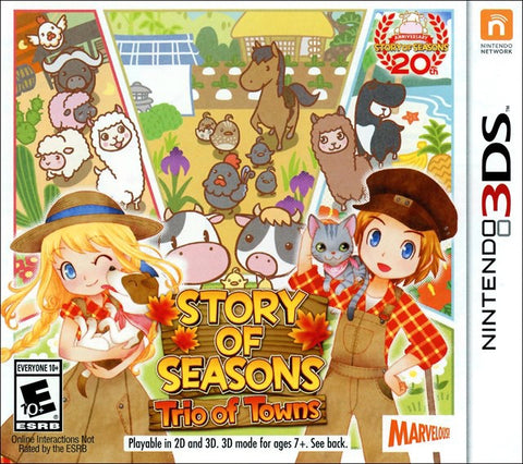 Story of Seasons: Trio of Towns - 3DS (Pre-owned)