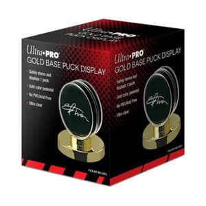 Ultra Pro Gold Base Puck Display Holder A & C Games Ultra Pro Gold Base Puck Display Holder A & C Games