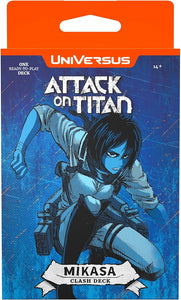 Universus Attack on Titan Mikasa Clash Deck