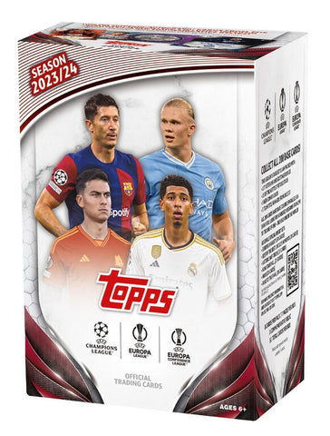 2023-24 Topps UEFA Club Compeition Soccer Blaster Box