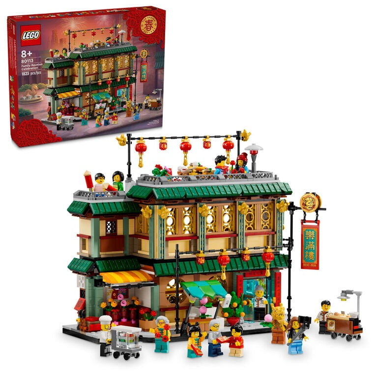 LEGO® Spring Festival Family Reunion Celebration Building Toy for Kids 80113 (1823 Pieces)