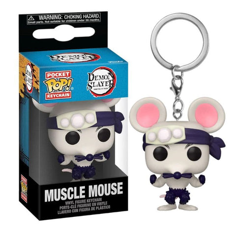 Funko Pocket Pop! Keychain - Demon Slayer - Muscle Mouse Vinyl Figure Keychain