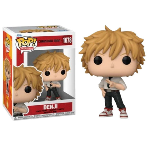 Funko POP! Animation: Chainsaw Man - Denji #1678 Vinyl Figure (Box Wear)