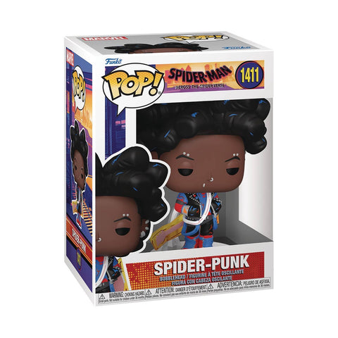 Funko POP! B: Spider-Man Across the Spider-Verse - Spider-Punk #1411 Bobble-Head Figure