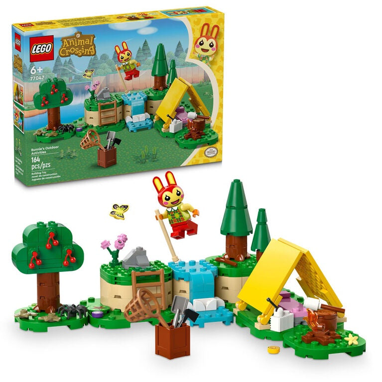 LEGO® Animal Crossing Bunnie's Outdoor Activities Video Game Toy 77047 (164 Pieces)