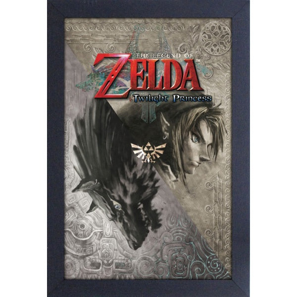 LOZ Twilight Princess Game Cover Art 11″X17″ Framed Print [Pyramid America]