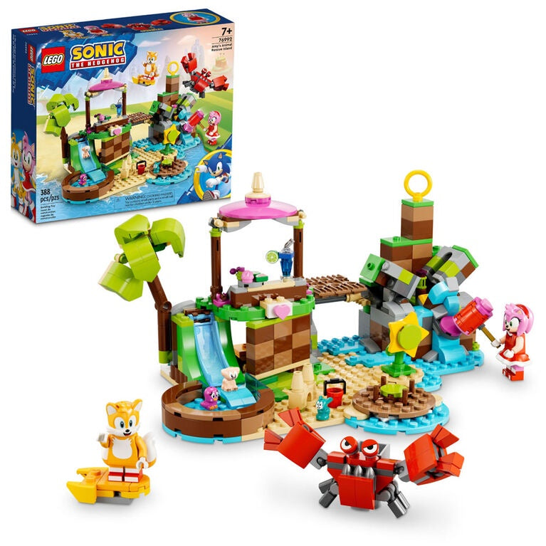 LEGO® Sonic the Hedgehog Amy's Animal Rescue Island 76992 Building Toy Set (388 Pieces)