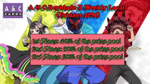 $5 FRIDAYS (January 17th, 2025) Beyblade X Tournament Pre-Registration