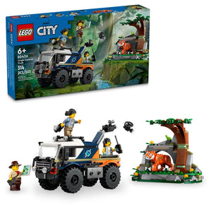 LEGO® City Jungle Explorer Off-Road Truck Toy, Jungle Toy Building Set, Car Toy, 60426 (314 Pieces)