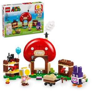 LEGO® Super Mario Nabbit at Toad's Shop Expansion Set Build and Display Toy Set 71429 (230 Pieces)