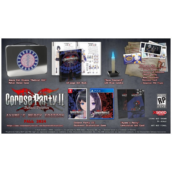 Corpse Party II: Darkness Distortion (Ayame’s Mercy Limited Edition) - Switch (Pre-order ETA December 31, 2024)