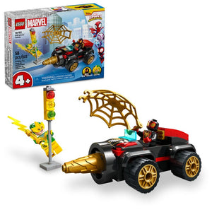 LEGO® Marvel Drill Spinner Vehicle Easter Gift for Kids 10792 (58 Pieces)