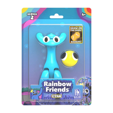 Rainbow Friends Series 2 Action Figure - Cyan [Import Dragon]