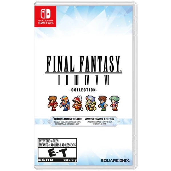 Final Fantasy I-VI Collection Anniversary Edition – Switch (Pre-order ETA October 8, 2024)