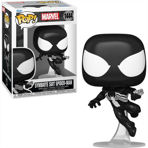 Funko POP! B: Marvel - Symbiote Suit Spider-Man #1444 Bobble-Head Figure