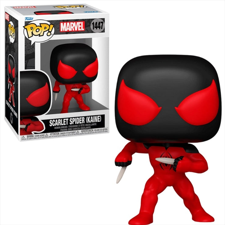 Funko POP! B: Marvel - Scarlet Spider (Kaine) #1447 Bobble-Head Figure