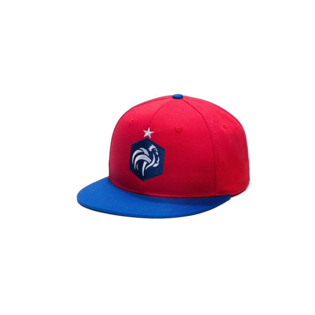 France Football Federation - Flat Peak Baseball Hat (Fan Ink)