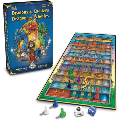 Dragons & Ladders (Dragons et echelles) (Bilingual)
