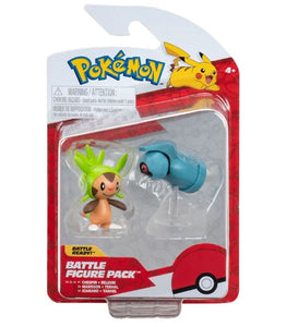 Pokemon Battle Figure Packs - Chespin + Beldum