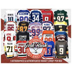 2024 Gold Rush Autographed Hockey Jersey Edition 6 (1 Random Autographed & Authenticated Jersey Per Blind Box)