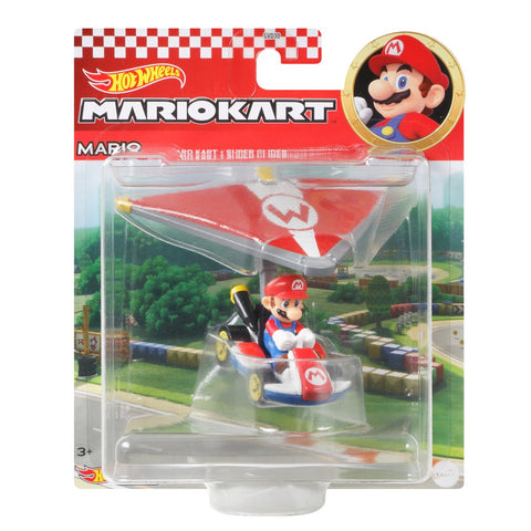 Hot Wheels Mario Kart Mario Standard Kart & Mario Super Glider