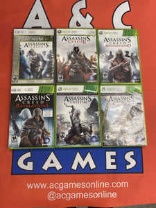 Assassin's Creed Bundle For the Xbox 360 (Conditions May Vary)