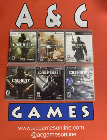 Call of Duty Bundle For the Playstation 3 (Conditions May Vary)