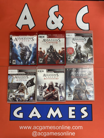 Assassin's Creed Bundle For the Playstation 3 (Conditions May Vary)