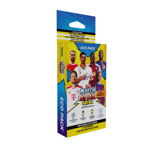 2023-24 Topps UEFA Match Attax Extra Eco Pack (36 Cards + 1 LE Gold Card)