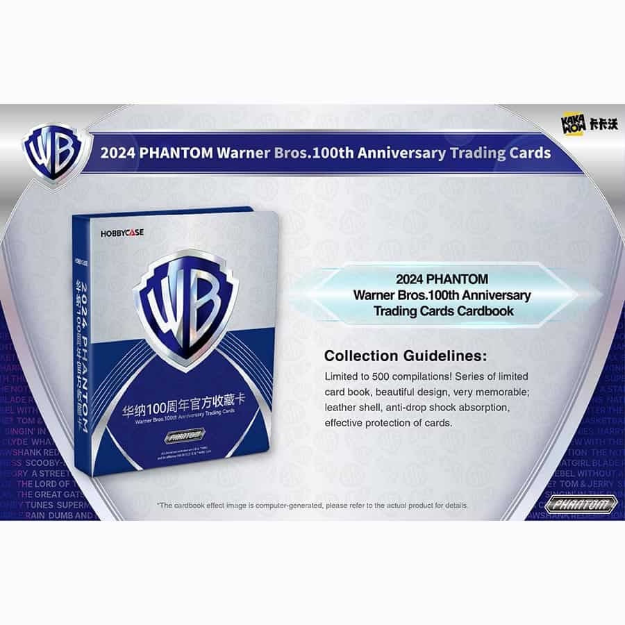 2024 Kakawow Phantom Warner Bros 100th Anniversary Binder