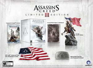 Assassin's Creed III Limited Edition with Statue - PS3 (Pre-owned) LOCAL PICK-UP ONLY