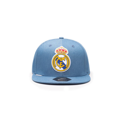 Real Madrid - Premium Hydra Flat Peak Snapback Hat (Fan Ink)