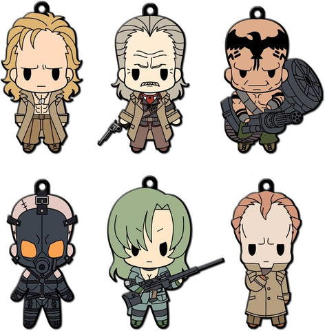 Metal Gear Solid Rubber Keyholder Collection Volume 2 (1 Randomly Picked Character Keychain)