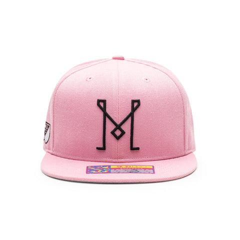 Inter Miami - Pink Dawn Snapback Hat (Fan Ink)