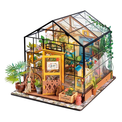 Rolife 3D Wooden Puzzles DG104 Cathy’s Flower House DIY Miniature House