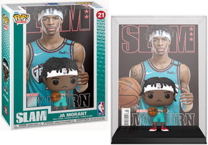 Funko POP! Magazine Covers: NBA Slam Cover Memphis Grizzlies Blue Jersey - Ja Morant #21 Vinyl Figure