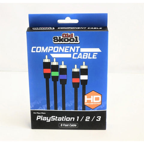 PS2/PS3 Component AV Cable [Old Skool]