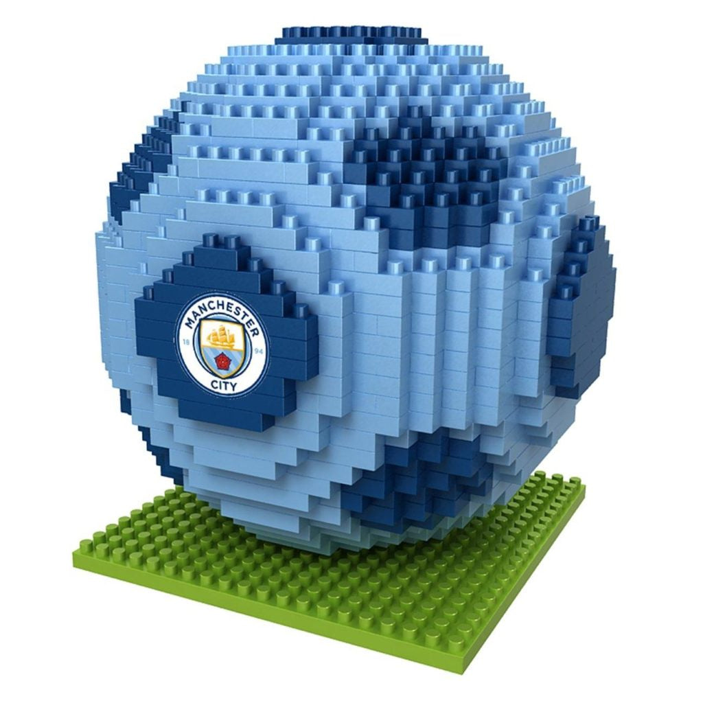 Brxlz 3d Toy Soccer Ball Construction Kit - Manchester City FC (687 Pieces)