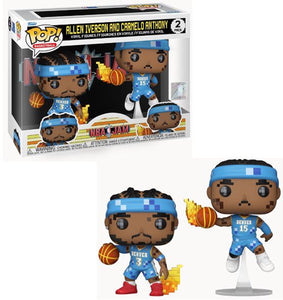 Funko POP! Basketball: NBA Jam Denver Nuggets - Allen Iverson & Carmelo Anthony 2 Pack Vinyl Figure