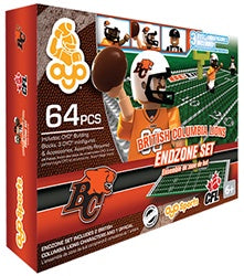 OYO Mini Figures CFL - British Columbia Lions: Endzone - Building Block Set