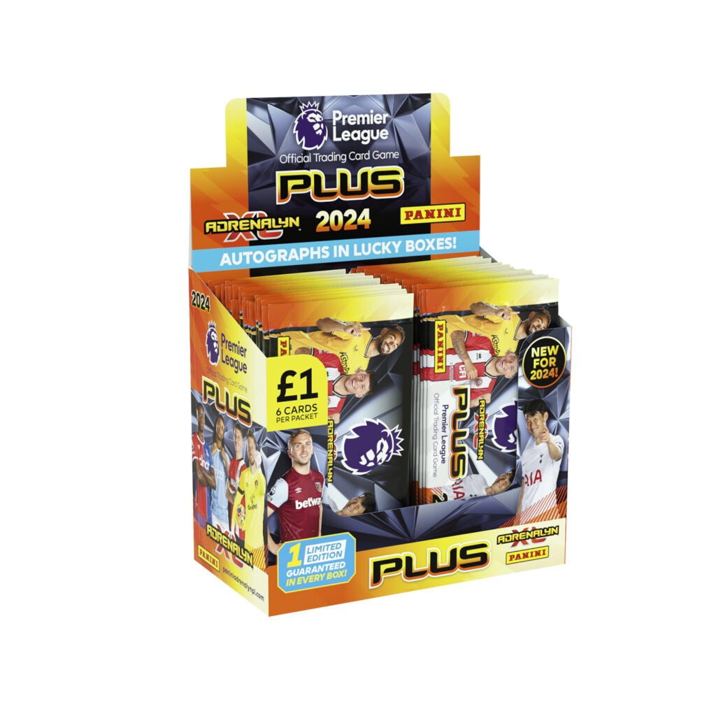2024 Panini Adrenalyn XL Plus Premier League Cards Booster Box (50 Pac ...